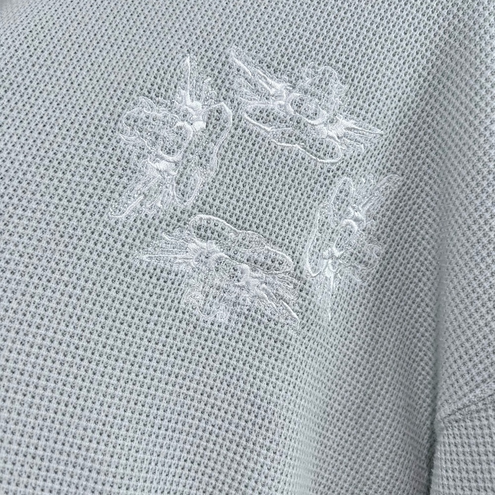 Boys Lie Sage Green Hoodie with Angel Print - Picture 4 of 5